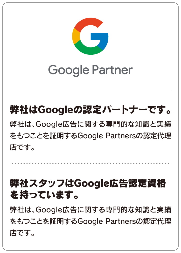 フューチャーはGoogleの認定パートナーです。